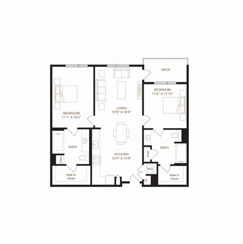 floor plan of an apartment